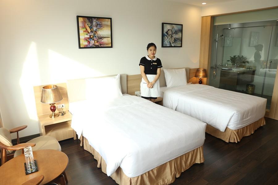 Ha Huy Hotel Ha Tinh Exteriér fotografie